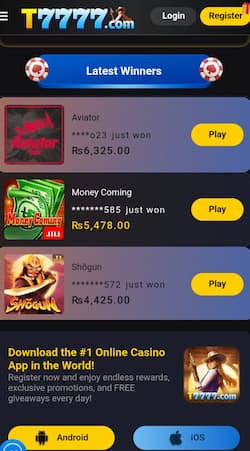 T777 app